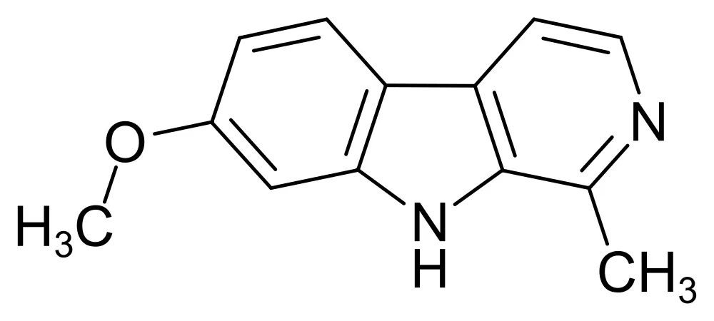 A skeletal chemical structure: three fused rings, with a methoxy group on one end and a methyl group on the nitrogen at the other.